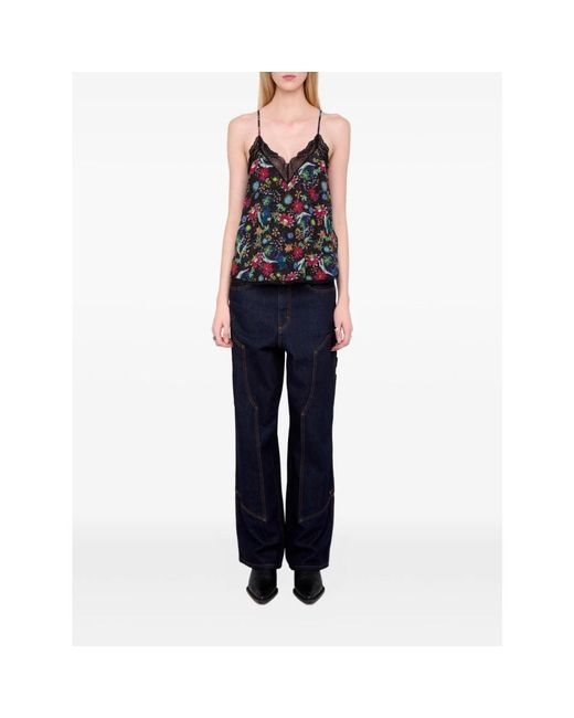 Zadig & Voltaire Black Sleeveless Tops