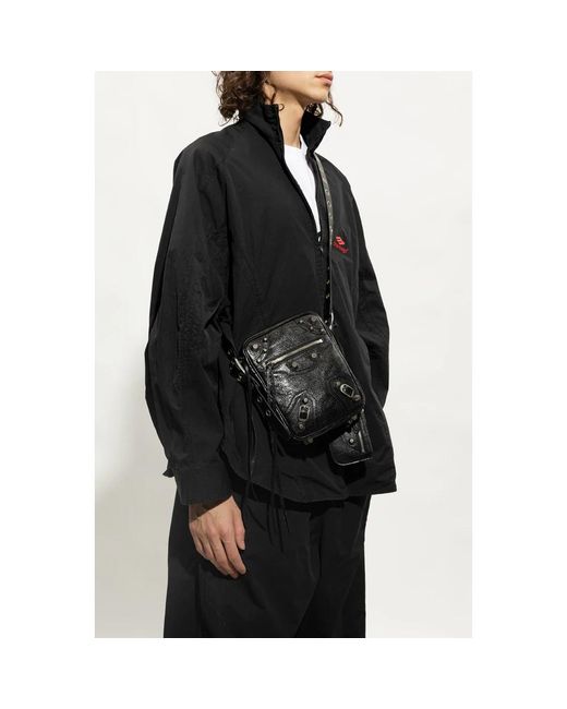Balenciaga Black Cross Body Bags for men