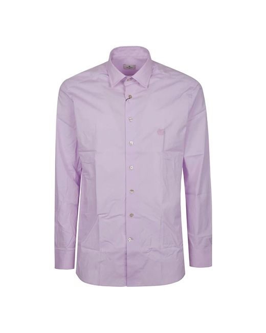Etro Purple Casual Shirts for men
