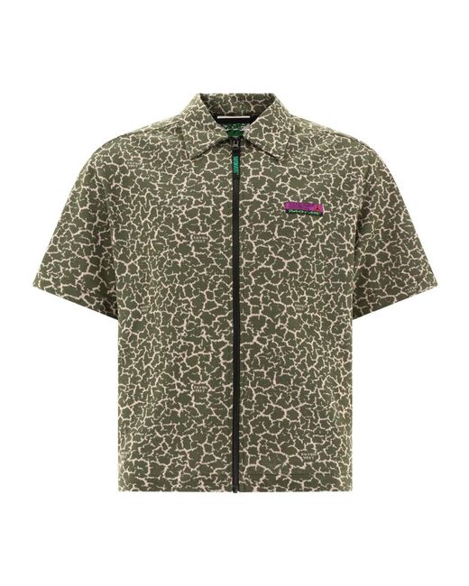 Rayon Vert W3W Green Short Sleeve Shirts for men