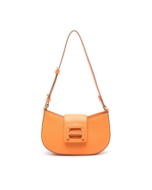 Hogan Orange Shoulder Bags