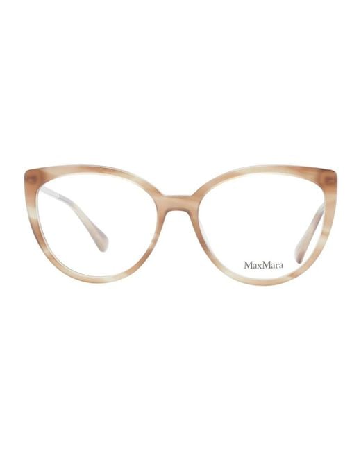 Max Mara Cat Eye Optische Frames in het Metallic