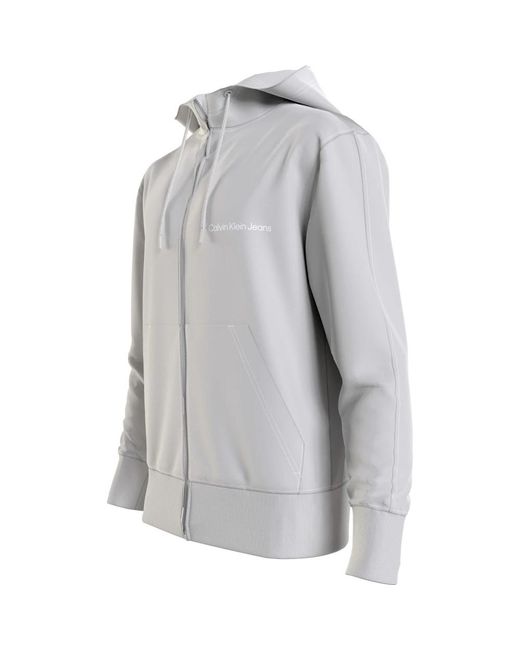 Calvin Klein Gray Zip-Throughs for men