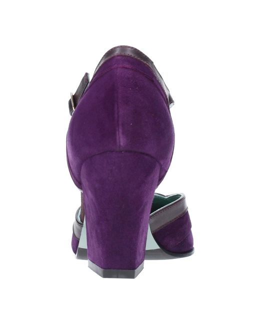 Paola D'arcano Purple Pumps
