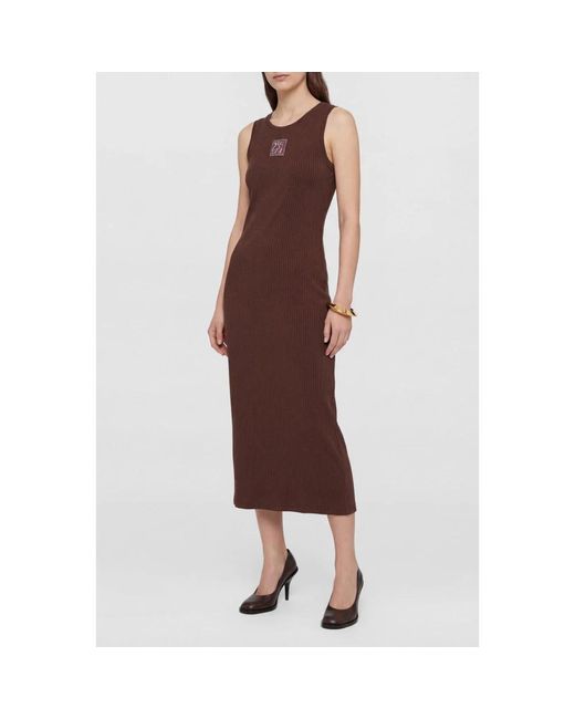 Marni Brown Midi Dresses