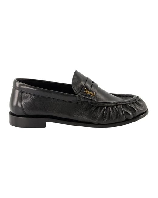 Saint Laurent Black Loafers