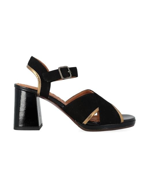 Chie Mihara Black High Heel Sandals