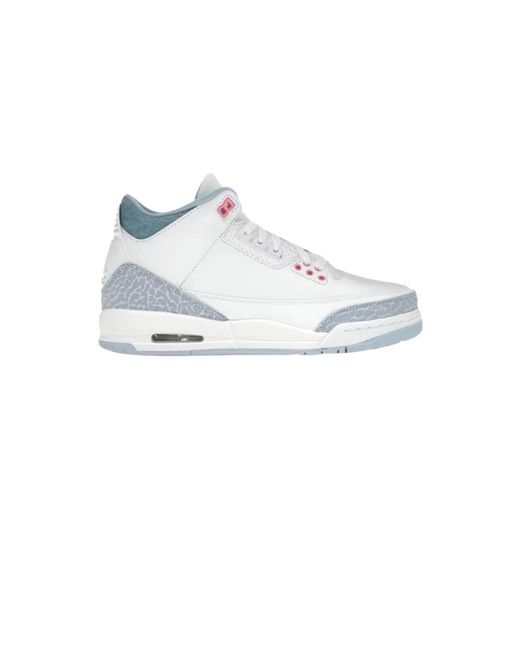 Nike Weiß Kobalt Bliss Retro Sneakers in White für Herren