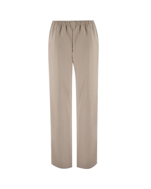 Ermanno Scervino Natural Wide Trousers