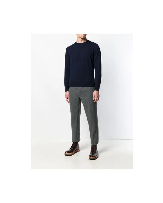 Brunello Cucinelli Blue Cashmere Knitwear for men