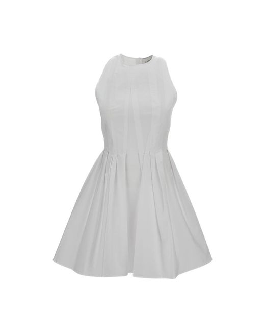 Sportmax Gray Short Dresses