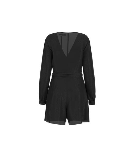 Guess Jumpsuits & Playsuits ,Zwart ,Playsuit in het Black