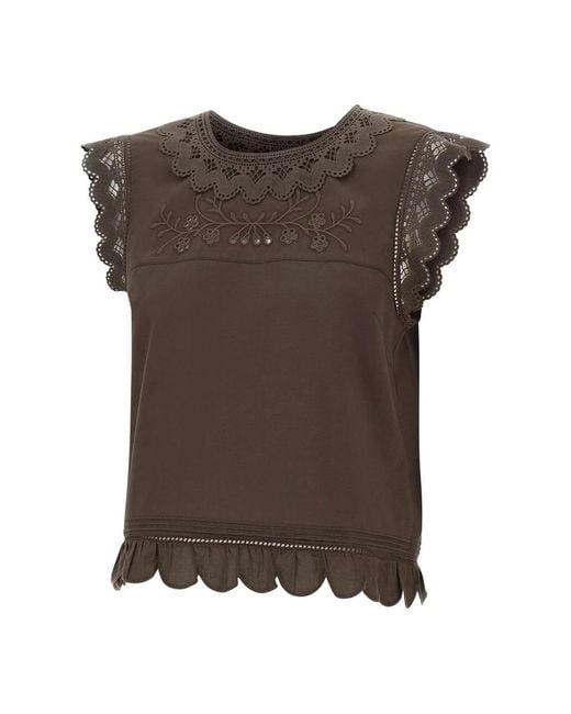 THE GARMENT Brown Blouses