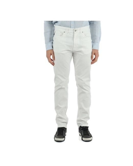 North Sails Gray Slim-Fit Trousers for men