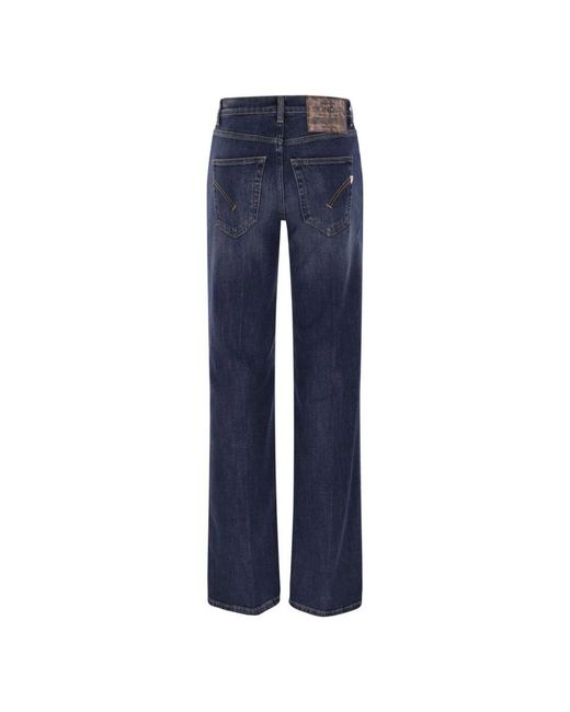 Dondup Blue Straight Fit Jeans