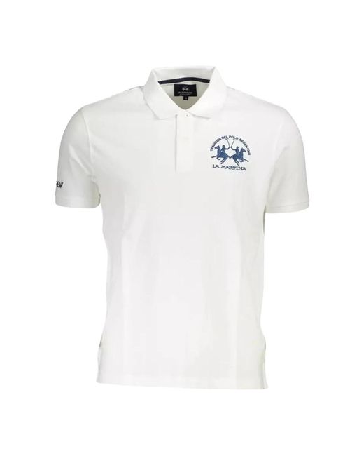 La Martina Polo shirts in White für Herren
