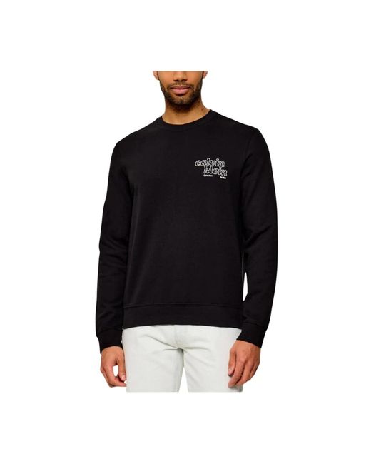 Calvin Klein Black Sweatshirts for men