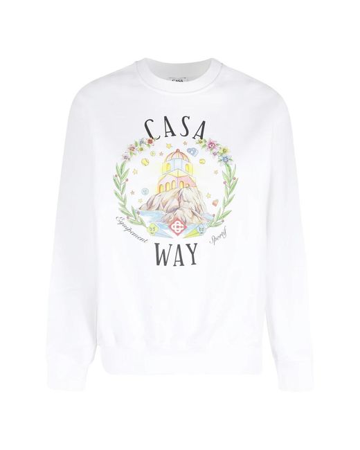 Casablanca White Sweatshirts