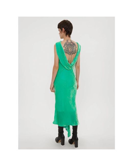 Olivier Theyskens Green Party Dresses