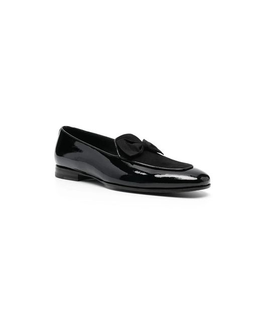 Tagliatore Black Loafers for men