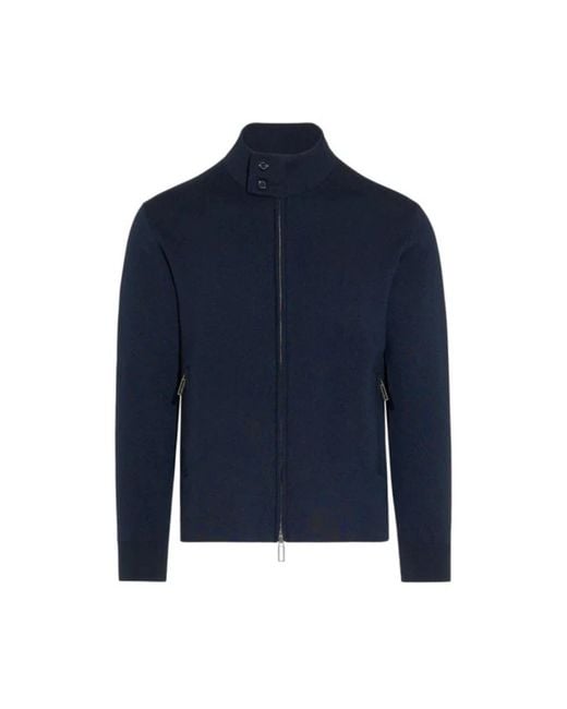 Paolo Pecora Giubbotto Maglia in Blue für Herren