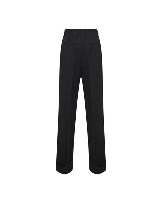 Straight Trousers di Dolce & Gabbana in Black