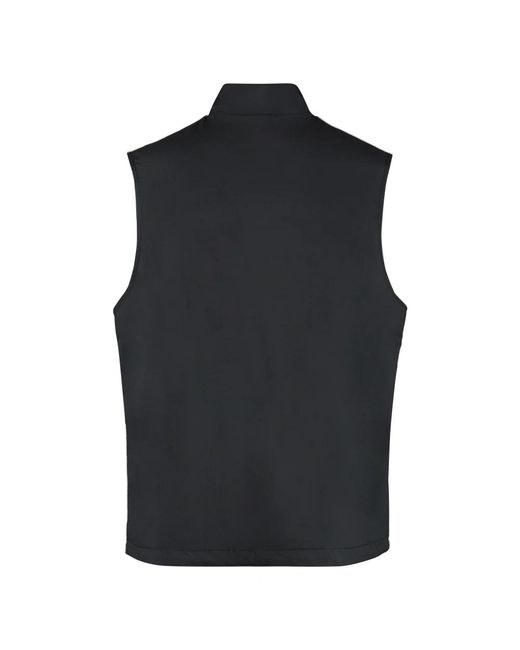 Palm Angels Jassen ,Zwart ,Polyester Technical Fabric Jacket in het Black voor heren