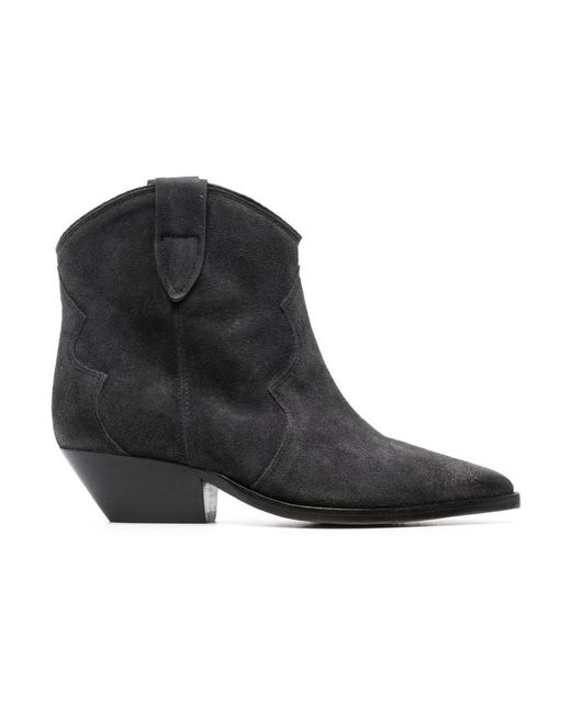 Isabel Marant Black Cowboy Boots