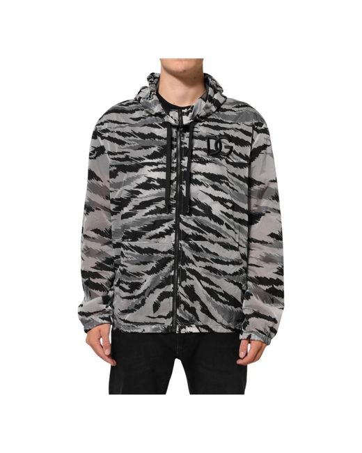 Dolce & Gabbana Black Zip-Throughs for men