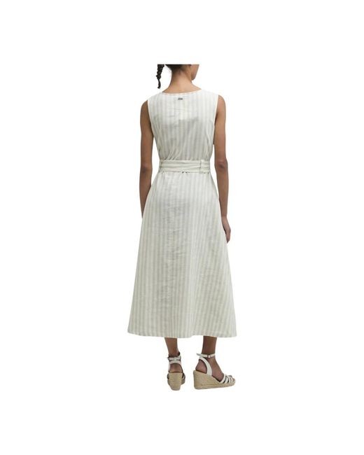 Barbour White Midi Dresses