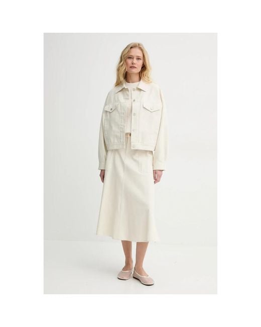 A.P.C. Jassen ,Katoen Cally Jacket in het Natural