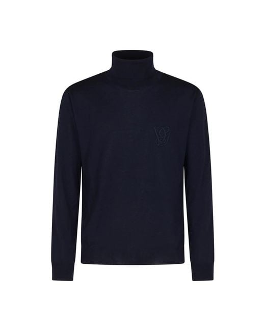Valentino Blue Turtlenecks for men