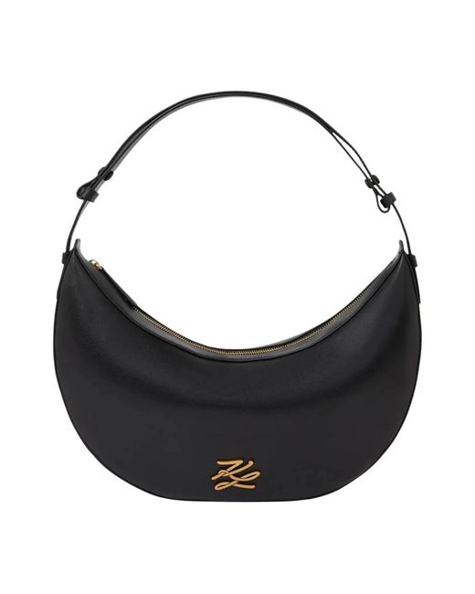 Karl Lagerfeld Black Shoulder Bags