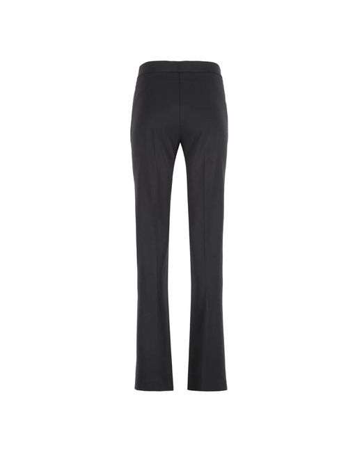 Pinko Gray Slim-Fit Trousers