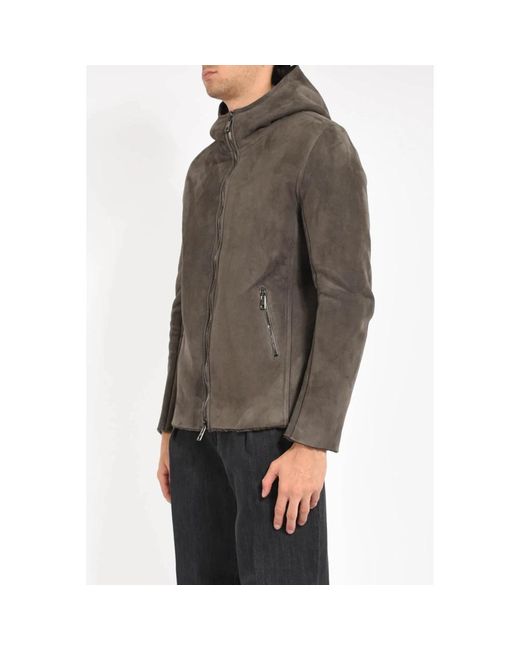 Giorgio Brato Gray Light Jackets for men