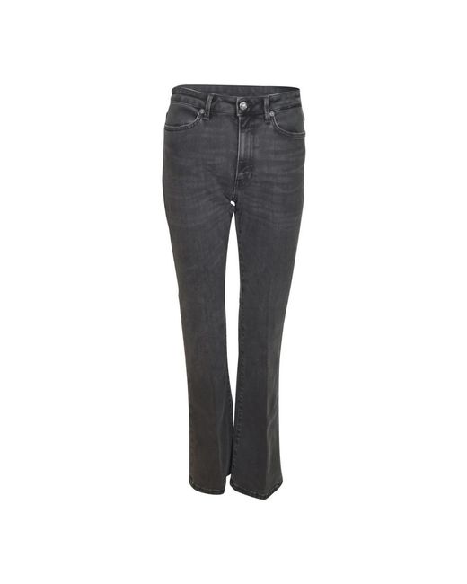 Dondup Jeans ,Grijs ,Denim Flared Jeans in het Gray