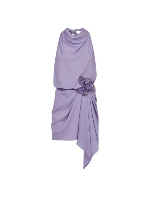 Vestido elegante - acs 24418 Amen de color Purple