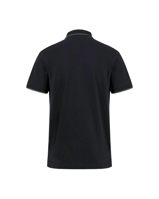 Aeronautica Militare Black Polo Shirts for men