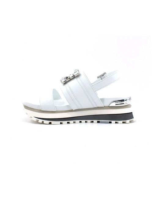 Liu Jo White Flat Sandals