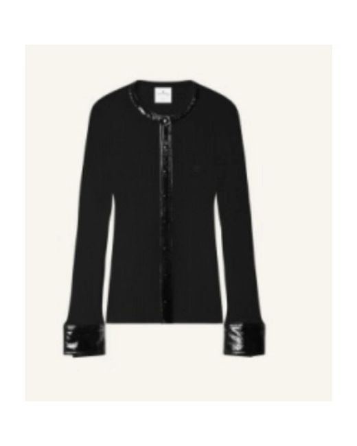 Cardigans Courreges de color Black