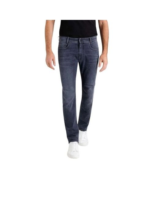 M·a·c Blue Slim Fit Jeans for men