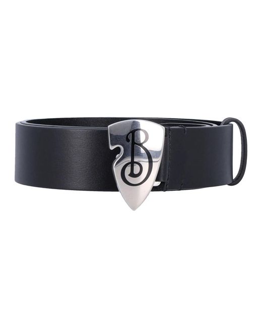 Belts di Burberry in Black da Uomo