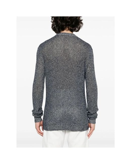 Knitwear > round-neck knitwear Roberto Collina pour homme en coloris Gray