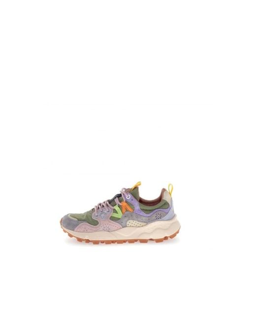 Flower Mountain White Sneakers