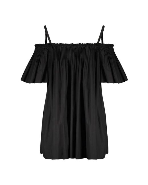 RED Valentino Black Blouses