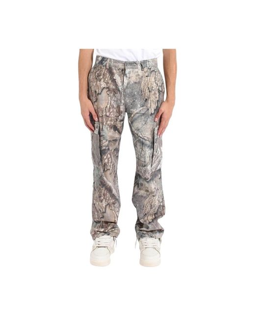 Represent Broeken ,Groen ,Katoen Realtree Camo Cargo Pant in het Gray voor heren