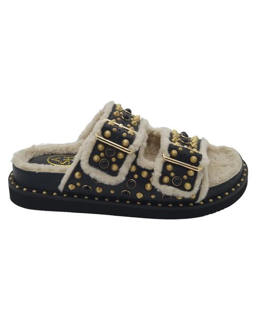 Sliders Ash en coloris Brown