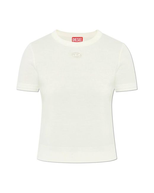 DIESEL White T-Shirts