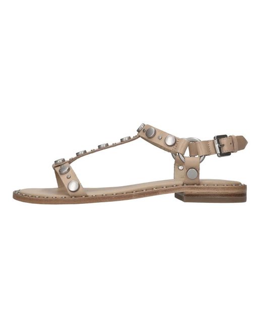 Ash Metallic Prisma Soft Flat Sandal
