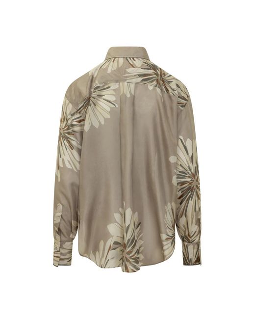 Brunello Cucinelli Gray Shirts
